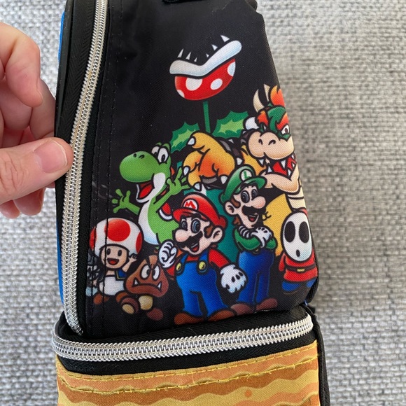 NINTENDO SUPER MARIO Soft Insulated Double Compartment Lunch Bag 2020 - Picture 2 of 10